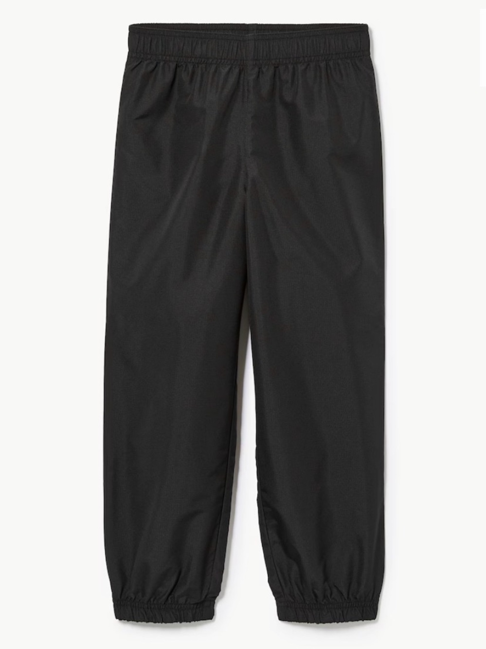 Joe Fresh Black Kids Elastic Waist Jogger Rain Pants